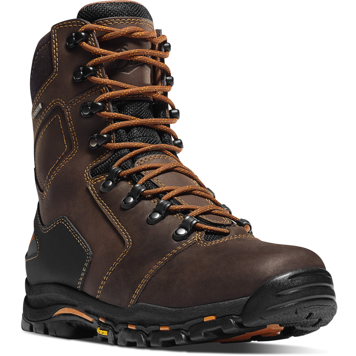 Danner Vicious 8 Composite Toe Dark Brown Work Boots Mens - South Africa 23906EYKR